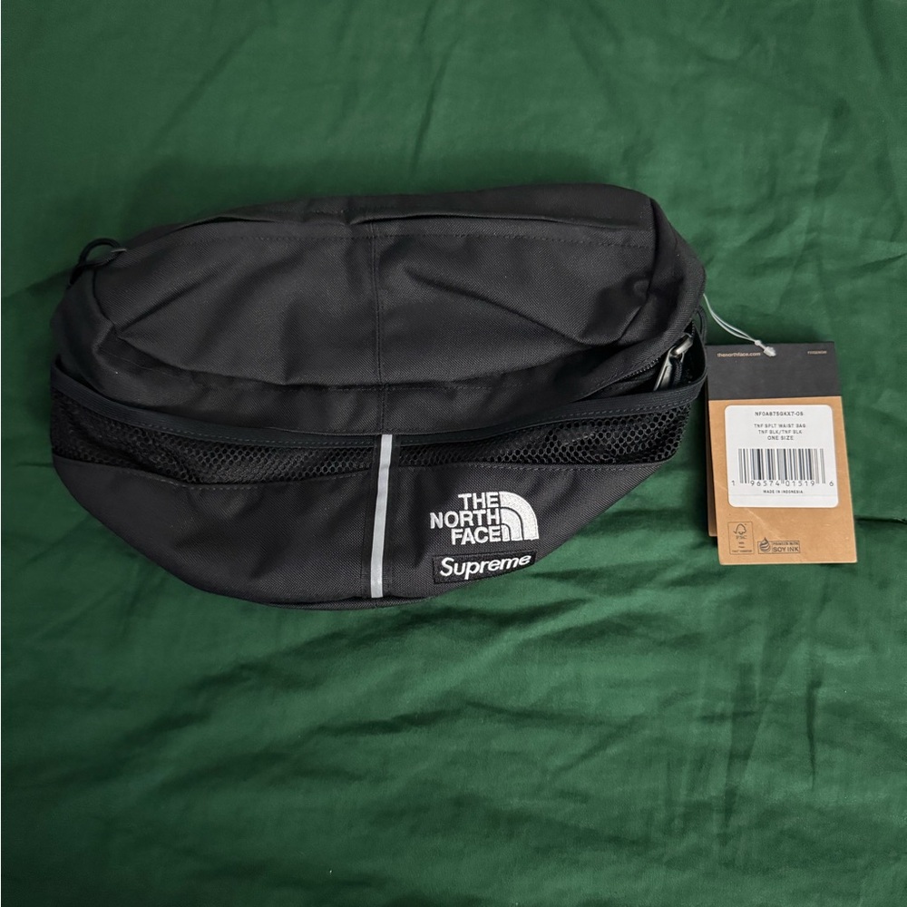 The North Face Black Waist Bag with Mesh Pocket